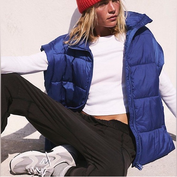 New Free People Movement In A Bubble Puffer Vest - Picture 1 of 8